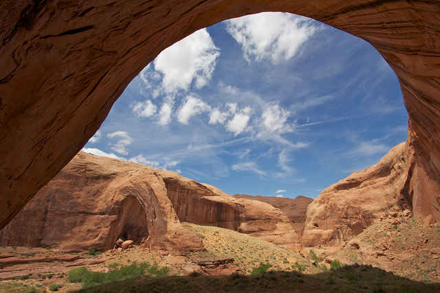 Broken Bow Arch from camp