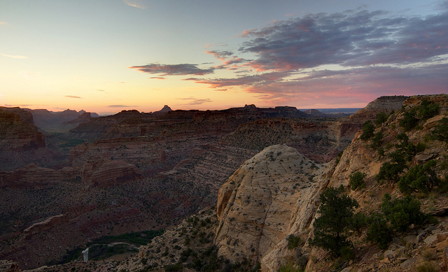 Sunrise from camp