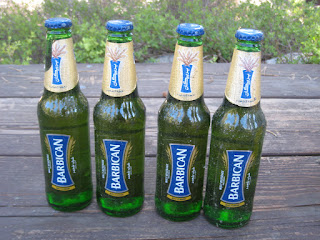 And a rare find.  Four bottles of non-alcoholic beer from Dubai!  ©http://backpackthesierra.com