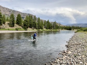 Crossing Thorofare Creek