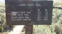 Day 1 A3 Lamar River Trail Marker.JPG