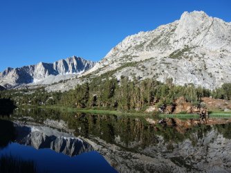Long Lake, Bishop Pass trail