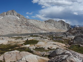 11676' Lake below Potluck and Scimitar Passes