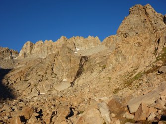 Morning light on Palisade Crest