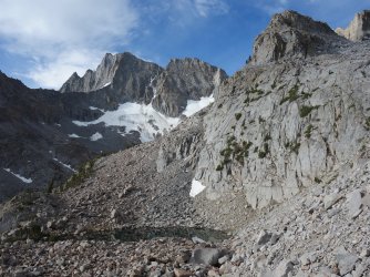 Looking back at Norman Clyde Glacier