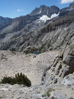 Almost to the top of Contact Pass