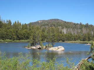 Herring Creek Reservoir and island  ©http://backpackthesierra.com