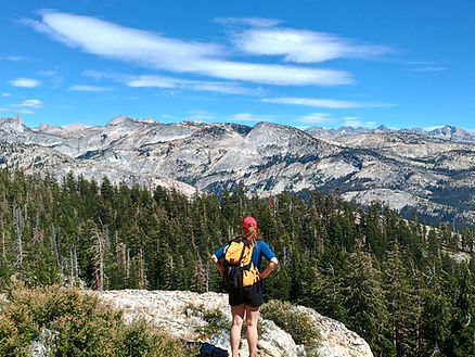 A hiker who didn't need help.  A hiker who didn't need help.